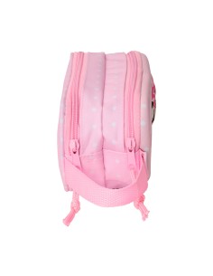 Trousse Fourre-Tout Double Minnie Mouse Rose 21 x 8 x 6 cm 3D 2