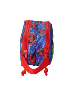 Trousse Fourre-Tout Double The Avengers Rouge Bleu foncé 21 x 8 x 6 cm 3D 2