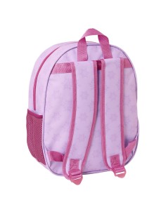 Sac à dos enfant Frozen Rose Bleu ciel 27 x 33 x 10 cm 3D 2