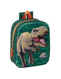 Sac à dos enfant Jurassic World Vert foncé 22 x 27 x 10 cm 3D