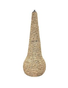 Suspension Home ESPRIT Naturel Bois Métal 50 W 36,5 x 36,5 x 174,5 cm