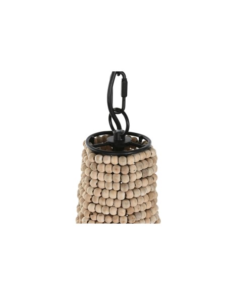 Suspension Home ESPRIT Naturel Bois Métal 50 W 36,5 x 36,5 x 174,5 cm