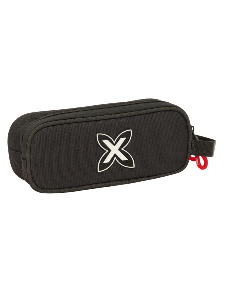 Trousse Fourre-Tout Double Munich Vulcan Noir 21 x 8 x 6 cm