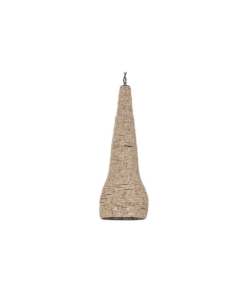 Suspension Home ESPRIT Naturel Bois Métal 50 W 36,5 x 36,5 x 174,5 cm