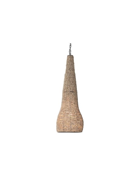 Suspension Home ESPRIT Naturel Bois Métal 50 W 36,5 x 36,5 x 174,5 cm