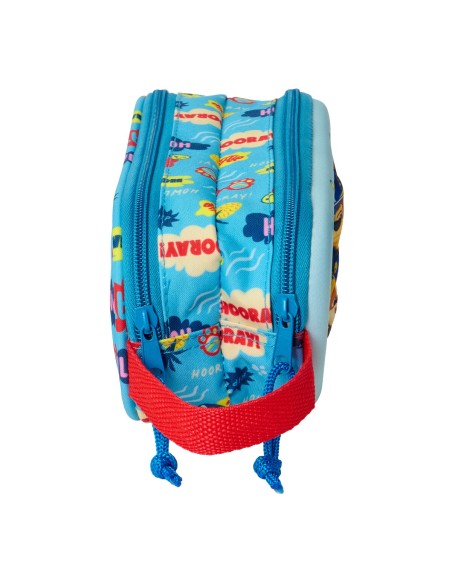 Trousse Fourre-Tout Double The Paw Patrol Bleu 21 x 8 x 6 cm 3D