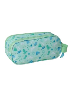 Trousse Fourre-Tout Double Safta Menthe 21 x 8 x 6 cm 3D 2