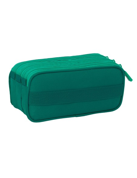 Trousse Fourre-Tout Triple Real Betis Balompié Vert 21,5 x 10 x 8 cm