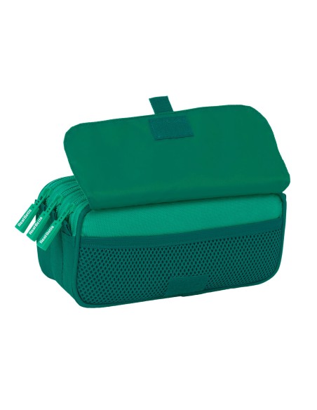 Trousse Fourre-Tout Triple Real Betis Balompié Vert 21,5 x 10 x 8 cm