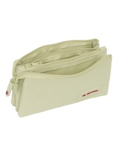 Trousse Fourre-Tout Triple El Ganso Beige Beige 22 x 12 x 3 cm 2