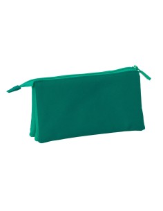 Trousse Fourre-Tout Triple Real Betis Balompié Vert 22 x 12 x 3 cm 2