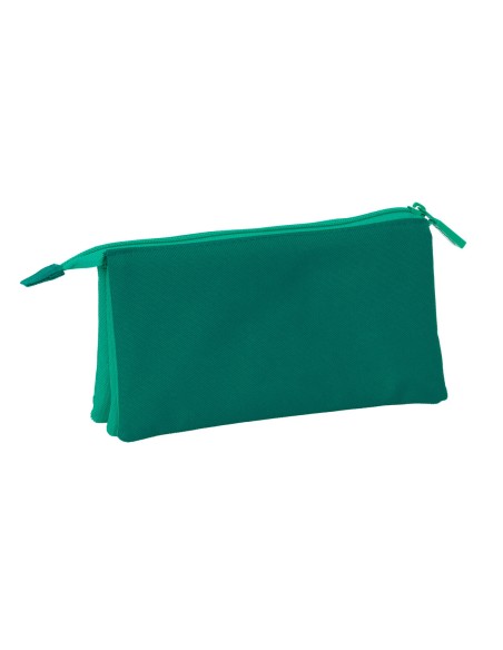 Trousse Fourre-Tout Triple Real Betis Balompié Vert 22 x 12 x 3 cm