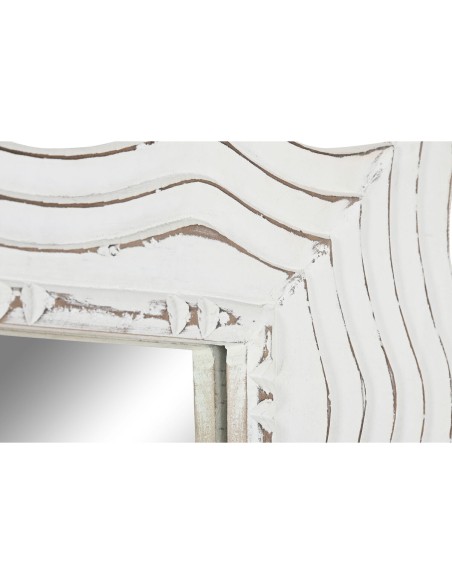 Miroir mural Home ESPRIT Blanc Décapé Scandi 89 x 2,5 x 178 cm