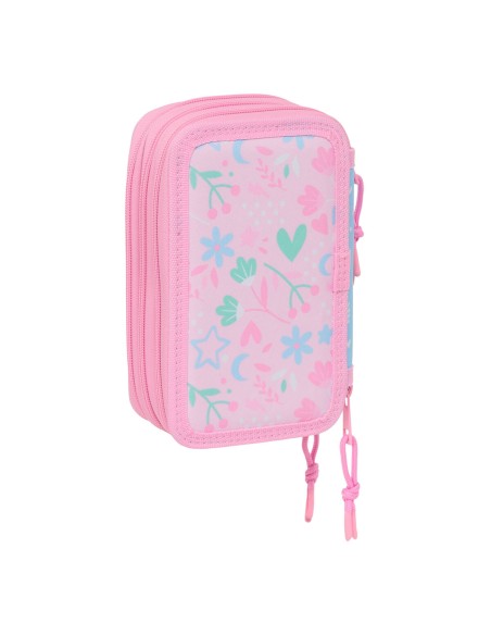 Fourre-tout BlackFit8 Smile Bleu Rose 12,5 x 19,5 x 5,5 cm 37 Pièces