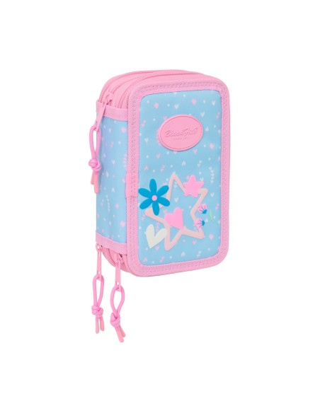 Fourre-tout BlackFit8 Smile Bleu Rose 12,5 x 19,5 x 5,5 cm 37 Pièces
