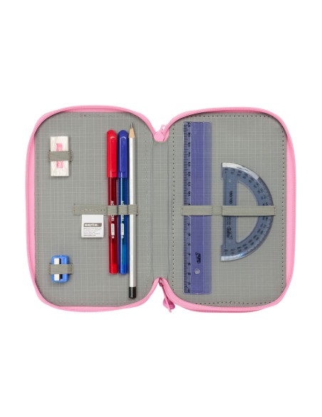 Fourre-tout BlackFit8 Smile Bleu Rose 12,5 x 19,5 x 5,5 cm 37 Pièces