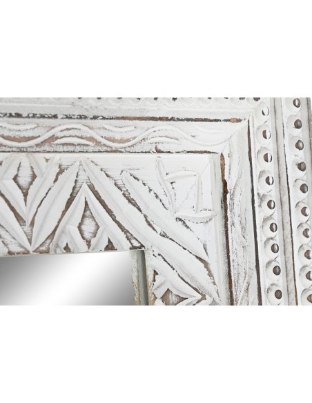 Miroir mural Home ESPRIT Blanc Indien Décapé 87 x 4 x 175 cm