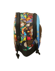 Trousse Fourre-Tout Double Harry Potter Bleu Multicouleur 21 x 8 x 6 cm 3D 2