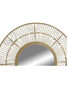 Miroir mural Home ESPRIT Naturel Scandi 80 x 2 x 80 cm 2