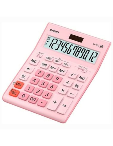 Calculatrice Casio GR-12C Rose
