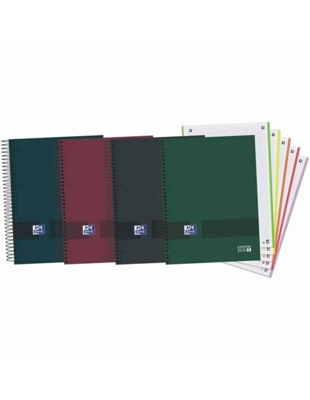 Cahier Oxford Europeanbook 5 & You Multicouleur A5 120 Volets (5 Unités)
