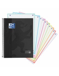 Cahier Oxford Europeanbook 10 School Classic Noir A4 150 Volets (5 Unités) 2