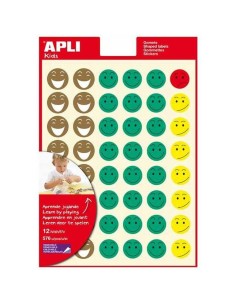 Autocollants Apli Multicouleur (5 Unités)