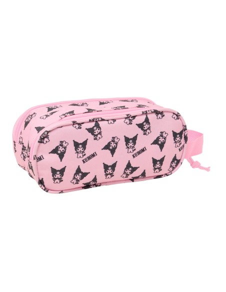 Trousse Fourre-Tout Double Kuromi Rose 21 x 8 x 6 cm
