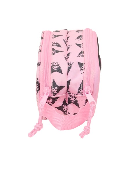 Trousse Fourre-Tout Double Kuromi Rose 21 x 8 x 6 cm