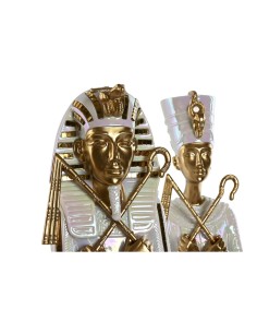 Figurine Décorative Home ESPRIT Blanc Doré Résine Oriental Égyptien 10 x 9 x 52 cm (2 Unités) 2