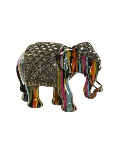 Figurine Décorative Home ESPRIT Multicouleur Résine Eléphant 31 x 14 x 22 cm