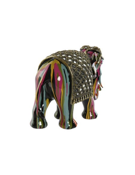 Figurine Décorative Home ESPRIT Multicouleur Résine Eléphant 31 x 14 x 22 cm
