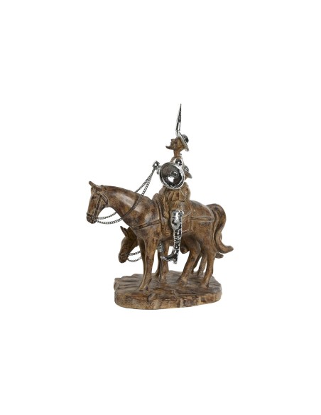 Figurine Décorative Home ESPRIT Argenté Naturel Résine 20,5 x 13 x 26 cm