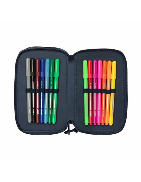 Fourre-tout Safta New edition Blue marine 12,5 x 19,5 x 5,5 cm 37 Pièces
