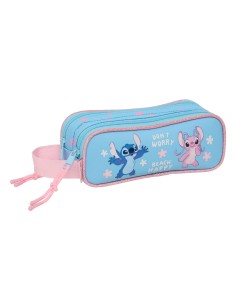 Fourre-tout Lilo & Stitch Happy Bleu ciel 21 x 8 x 6 cm