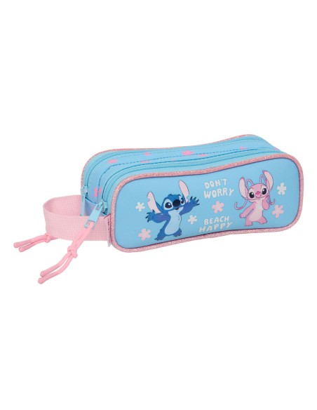 Fourre-tout Lilo & Stitch Happy Bleu ciel 21 x 8 x 6 cm