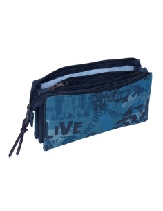 Fourre-tout Safta New edition Blue marine 22 x 12 x 3 cm 2