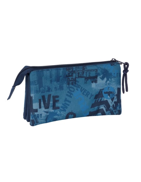 Fourre-tout Safta New edition Blue marine 22 x 12 x 3 cm