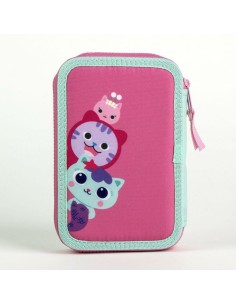 Trousse Scolaire avec Accessoires Gabby's Dollhouse Rose 41 x 58 x 3 cm 2