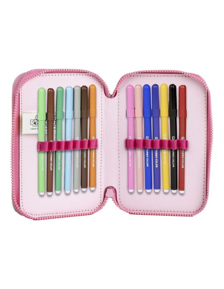 Trousse Scolaire avec Accessoires Gabby's Dollhouse Rose 41 x 58 x 3 cm