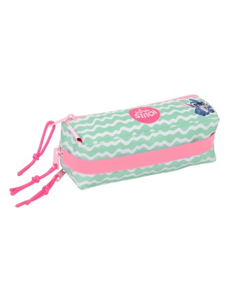 Trousse Fourre-Tout Triple Lilo & Stitch Ice cream Rose 22 x 8,5 x 6 cm