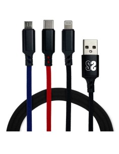 Câble Micro USB Subblim Premium 3in1