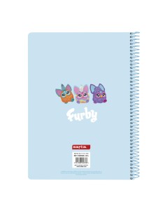 Carnet Furby Bleu ciel A5 80 Volets 2