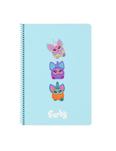 Carnet Furby Bleu ciel A4 80 Volets