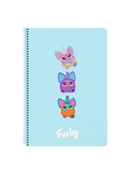 Carnet Furby Bleu ciel A4 80 Volets