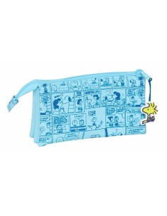 Fourre-tout Snoopy Love Bleu clair 22 x 12 x 3 cm 2