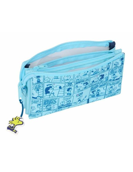 Fourre-tout Snoopy Love Bleu clair 22 x 12 x 3 cm