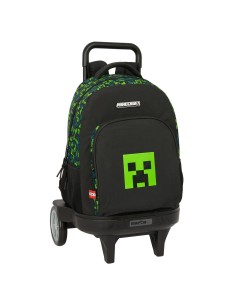 Cartable à roulettes Minecraft Tnt Multicouleur 33 x 45 x 22 cm