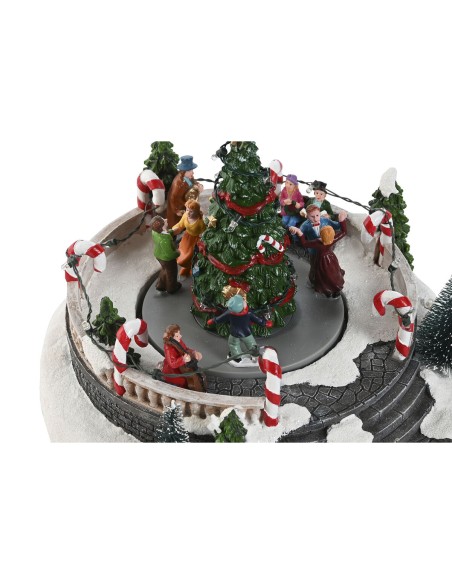 Décorations de Noël Home ESPRIT Multicouleur Musical 25 X 24 X 18 cm