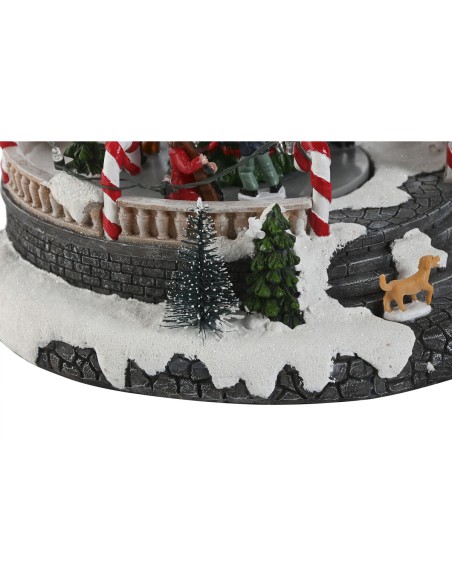 Décorations de Noël Home ESPRIT Multicouleur Musical 25 X 24 X 18 cm